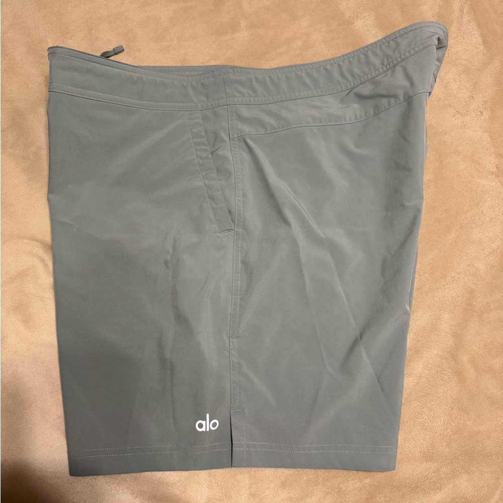 Alo Gray Athletic Shorts